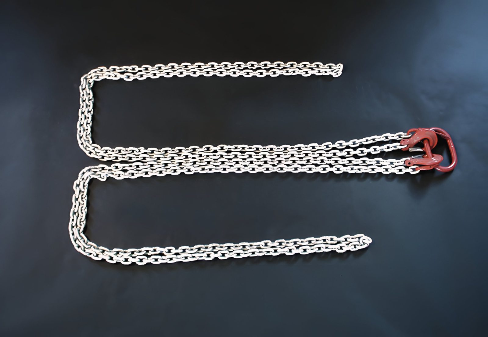 ESDA-Hakenkette 6 mm, 2 Stränge à 4 m KK mit zusätzlich zwei Kettenkürzern